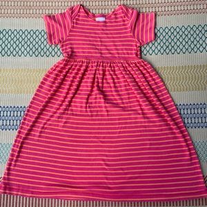 Hanna Andersson 120/ US size 6 Striped Short Sleeve Dress